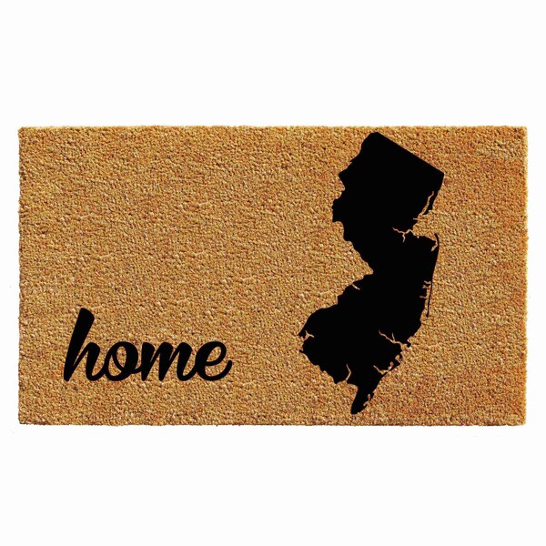 Calloway Mills Entrance Mat, Coir, Natural, Black 105341830 - main